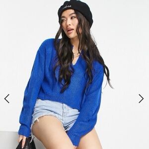 NWOT • ASOS • cobalt blue sweater